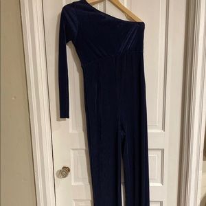 Asos Maternity Navy Jumpsuit